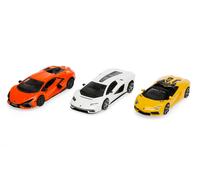 Lot de 3 Lamborghini Urus Centenario Aventador assorties, Burago, échelle 1:43