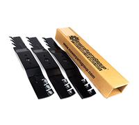 Lot de 3 lames de mulching résistantes pour MTD, Cub Cadet 742-0677, 942-0677, 742-0677A, 942-0677A, 742-0677B, 942-0677B.