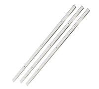 Lot de 3 lames de rabot HSS de remplacement for modèles 22-580, 22-549, 22-555, 22-590, Wen 6552, Craftsman 21743, Grizzly G0689, Ryobi AP1300