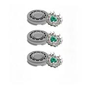 Lot De 3 Lames De Rasoir SH60, Compatibles Avec Les Modèles Philips Des Séries S6000, S6880/81, S6810/82, S6850/85, S6881/82, S6810/50 Et S6800/85. Tête De Rechange.