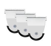 Lot de 3 lames de rechange professionnelles détachables pour tondeuse à cheveux #2111 compatibles avec les tondeuses Wahl Mag 8841/8143/8700 - Compatible avec les barbiers et stylistes professionnels
