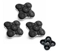 Lot de 3 lames de rechange XR7000/RX5 pour rasoir Remington Balder Pro | 5 lames rotatives à double voie, noir