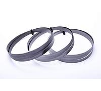 Lot de 3 lames de scie à ruban bi-métal M42 - Pour métal, acier, aluminium, métaux non ferreux - 1440 x 13 x 0,65 mm - 8-12 dents par pouce