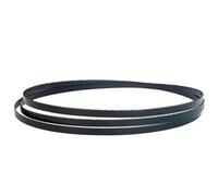 Lot de 3 lames de scie à ruban, compatibles avec Metabo BAS 260/BAS 261, pour bois et plastique, coupes courbes, 1712 x 6 x 0,36 mm, 4 TPI, acier au carbone SK5
