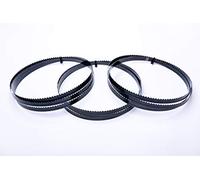 Lot de 3 lames de scie à ruban Encut haute performance 2240 x 16 x 0,65 mm, acier à outils 4 dents par pouce pour le bois, etc. Pour scie à ruban Elektra Beckum Metabo Güde