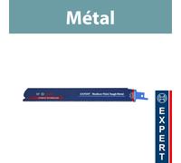 Lot de 3 lames de scie sabre 225mm EXPERT Précis Métal S 1155 HHM BOSCH