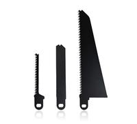 Lot de 3 lames de scie sabre en acier au carbone compatibles avec les scies Black et Decker Piranha Scorpion pour bois, plastique, métal, branches de coupe
