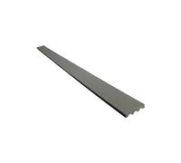 Lot de 3 lames de terrasse composite pleines - Long: 2,4m -1m2- Gris