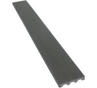 Lot de 3 lames de terrasse composite pleines - Long: 2,4m - 1m2- Gris foncé