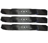 Lot de 3 lames de tondeuse à gazon de 39 cm compatibles avec Husqvarna 504188201 504188210 R316 R320 Rider 155 175 R