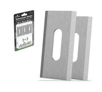Lot de 3 lames de tondeuse robot universelles Endurance pour Gardena, Husqvarna, McCulloch, Yard Force, Segway, Garden Feelings, Cramer, ECOVACS, Ferrex & Florabest Steel
