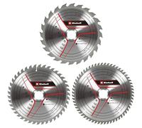 Lot de 3 lames EINHELL pour scie circulaire - 24-42-60 dents - 210 x 30mm