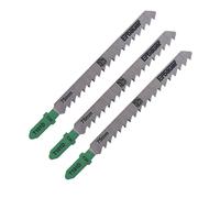 Lot de 3 lames pour scie sauteuse bois 100mm T101D Erbauer