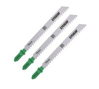 Lot de 3 lames pour scie sauteuse bois 100mm T111C Erbauer