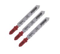 Lot de 3 lames pour scie sauteuse métal 75mm Erbauer