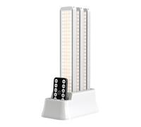 Lot de 3 Lampe d'Armoire 96 LED avec station de charge , Lampe de Placard 1800mAh Rechargeable à Détecteur de Mouvement Escalier