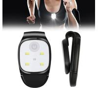 Lot De 3 Lampes Led À Clip - Rechargeable Par Usb - Avec 4 Modes D'éclairage - Lampe De Sécurité Réfléchissante Pour Le Jogging, La Course, La Randonnée, Le Camping, L'escalade - Lampe Frontale