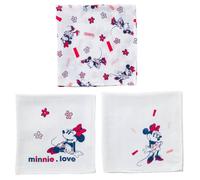 babyCalin - Disney Lot de 3 langes 60x60cm - Minnie