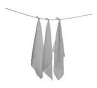Lot de 3 langes bébé en coton bio - 70x70 cm Couleur - Blanc