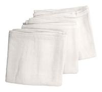 Lot de 3 langes bébé en coton bio - 70x70 cm Couleur - Ecru G