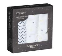 Lot De 3 Langes Bio 70 X 70 Cm Hello - Sauthon