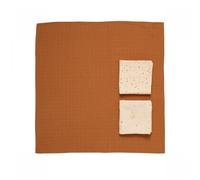Sauthon Langes 70x70 cm en coton bio boîte de 3