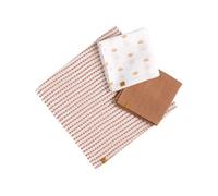 Sauthon Langes Sunlight Coton biologique 70 x 70 cm Lot de 3
