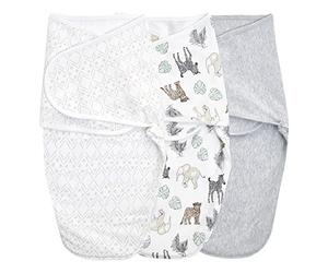 Lot de 3 langes d'emmaillotage 0-3 mois Toile - aden + anais essentials
