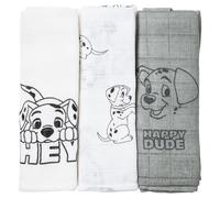 Lot De 3 Langes En Coton 60 X 60 Cm 101 Dalmatiens - Babycalin