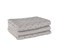 Lot De 3 Langes En Coton Bio Lil Planet Gris Argenté TU