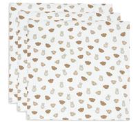 Lot de 3 langes en coton Miffy and Friends (70 x 70 cm)