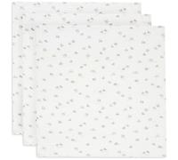 Jollein On The Go Lot de 3 langes en mousseline 100% coton pour bébé 70 x 70 cm Certifié Oeko-Tex