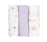 Lot De 3 Langes Lilas TU