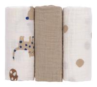 Lässig langes Little Mateys 60 x 60 cm Lot de 3 bleu roi