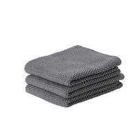 Lot de 3 lavettes en coton Gris Zone Denmark