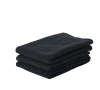 Lot de 3 lavettes en coton Noir Zone Denmark