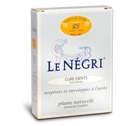 Lot de 3 LE NEGRI Cure dents plume bte 25