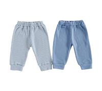 Lot de 3 Legging Bébé Garçon Fille Taille Elastique Motif Ours Pantalon | Leggings Décontracté en Tricot Côtelé pour Tout-Saison pour Tout-Petit 0 Mois-3 Ans