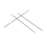 Lot de 3 limes d'affûtage de chaînes de tronçonneuse 3,5 mm - Affûteuse ronde en métal compatible avec Oregon et la plupart des tronçonneuses à pas de 9,5 mm