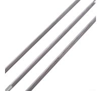 Lot de 3 limes rondes de 4 mm avec roulement en acier pour aiguiser efficacement les tronçonneuses et tronçonneuses dans le travail du bois