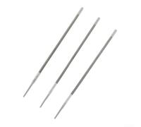 Lot de 3 limes rondes en acier portables pour tronçonneuse 4 0 4 8 5 5 mm de diamètre pour entretien extérieur du bois (4 mm)