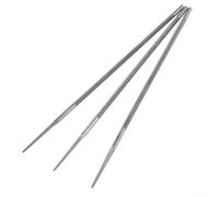 Lot de 3 limes rondes pour tronçonneuse - 4,0 mm, 4,8 mm, 5,5 mm - Compatible avec les tronçonneuses à pas de 0,95 mm, 325 et 404 - Grain d'acier (5,5 mm)