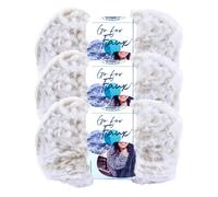 (Lot de 3) Lion Brand Yarn optez pour un fil imitation volumineux blond lan