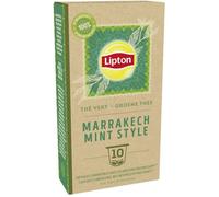 LOT DE 3 - LIPTON - Marrakech Mint Capsules de thé vert à la menthe - 10 capsules Compatibles Nespresso