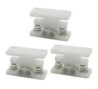 Lot de 3 loquets à double rouleau avec ressort, pince de serrage pour porte de camping-car, avec forte adhérence pour un maintien sûr sur les portes de bateau à moteur