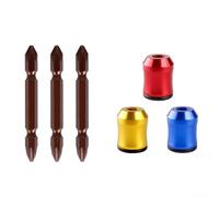Lot de 3 magnétiseurs avec embouts à double tête de 65 mm inclus | Alliage d'aluminium de haute qualité, durable, robuste, codé par couleur rouge, jaune, bleu, résistant à la corrosion