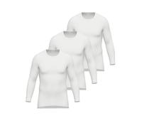 Lot de 3 Maillots de corps à manches longues Doppelripp Exquisit Ammann 433172