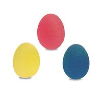 Lot de 3 Main fortifiant soulager le stress Balles de thérapie - réutilisables facile à doigt/main/renforcer/Thérapie Stress Oeuf Balles [doux et Medium et ferme], résistance exercice Squeeze œufs