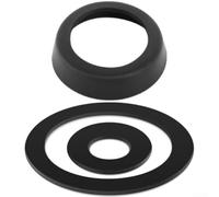 Lot de 3 manchons de rechange en cuir pour pompe de type 90 avec manchon de piston pour joint et réparation de pompe à eau durable (noir)