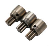 Lot de 3 manchons métalliques à 7 dents pour clé électrique sans balais 2106 - Accessoires de rechange - 18,5 mm
